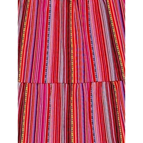Crosby by Mollie Burch Multicolor Striped Tiered Sundress Women’s S Boho - Picture 5 of 8
